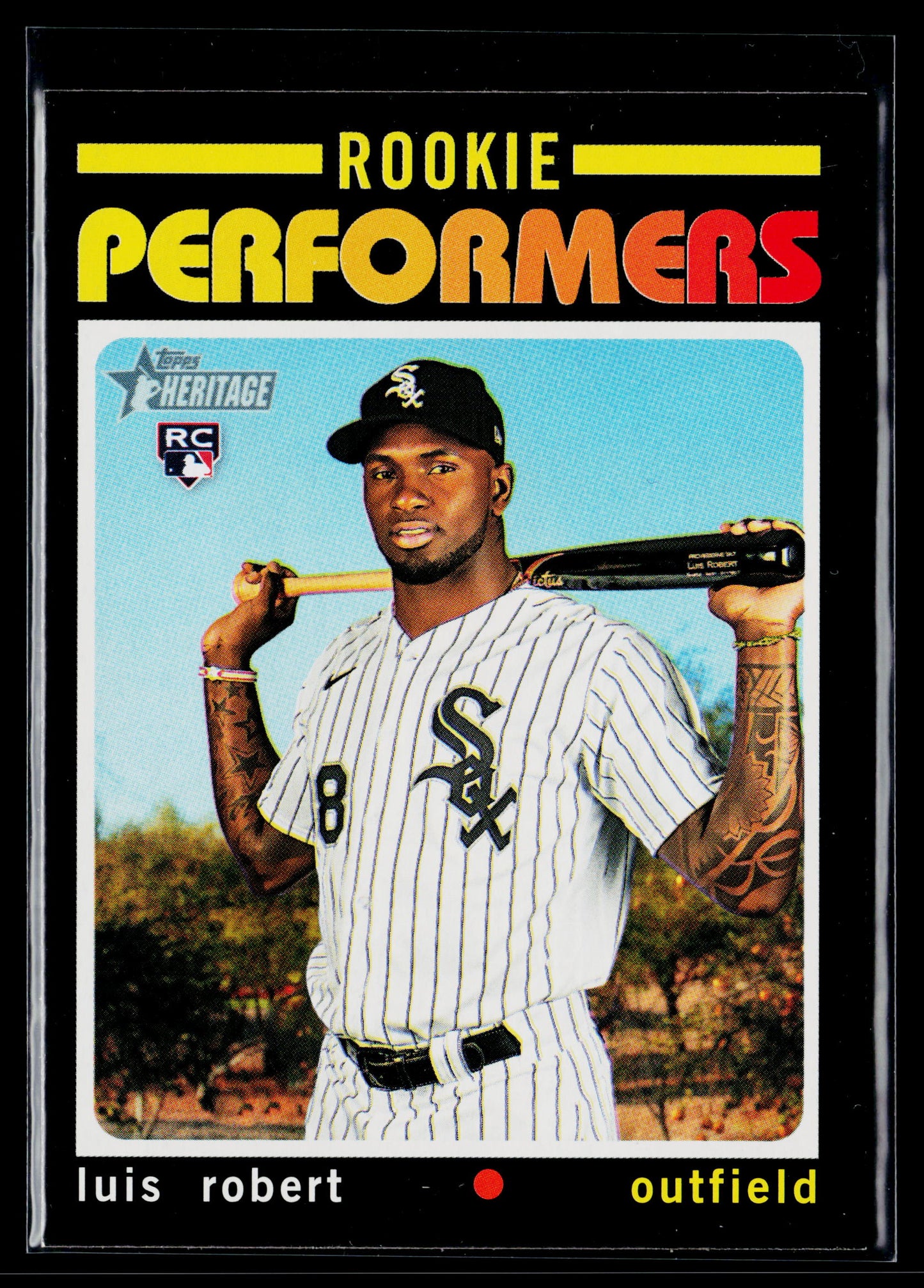 2020 Topps Heritage Luis Robert Rookie Performers #RP-6