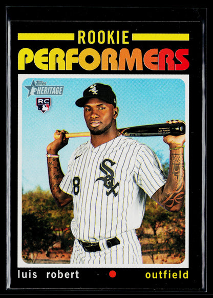 2020 Topps Heritage Luis Robert Rookie Performers #RP-6