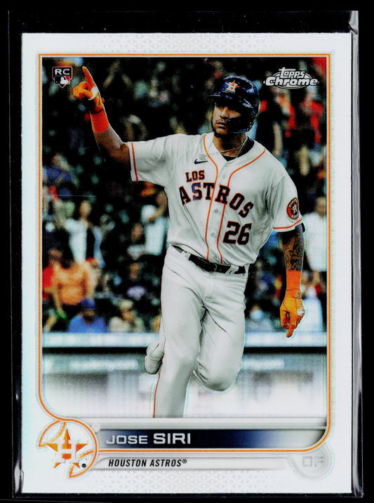 2022 Topps Chrome Jose Siri Refractor #204 RC