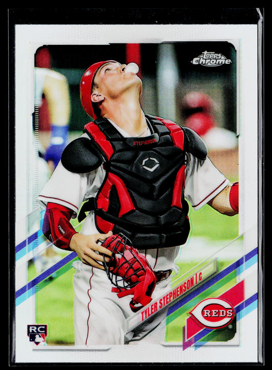 2021 Topps Chrome Tyler Stephenson Rookie Refractor #111