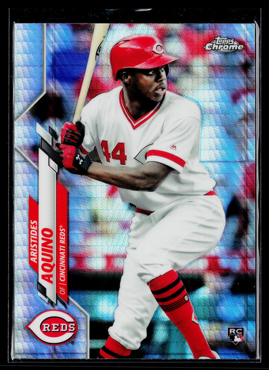 2020 Topps Chrome Aristides Aquino Rookie Prism Refractor #111