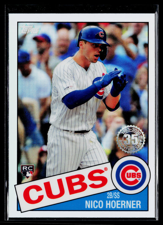 2020 Topps Chrome Nico Hoerner 1985 Topps Baseball #85TC-12