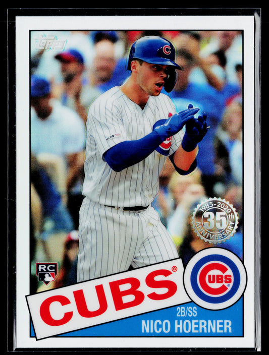 2020 Topps Chrome Nico Hoerner 1985 Topps Baseball #85TC-12