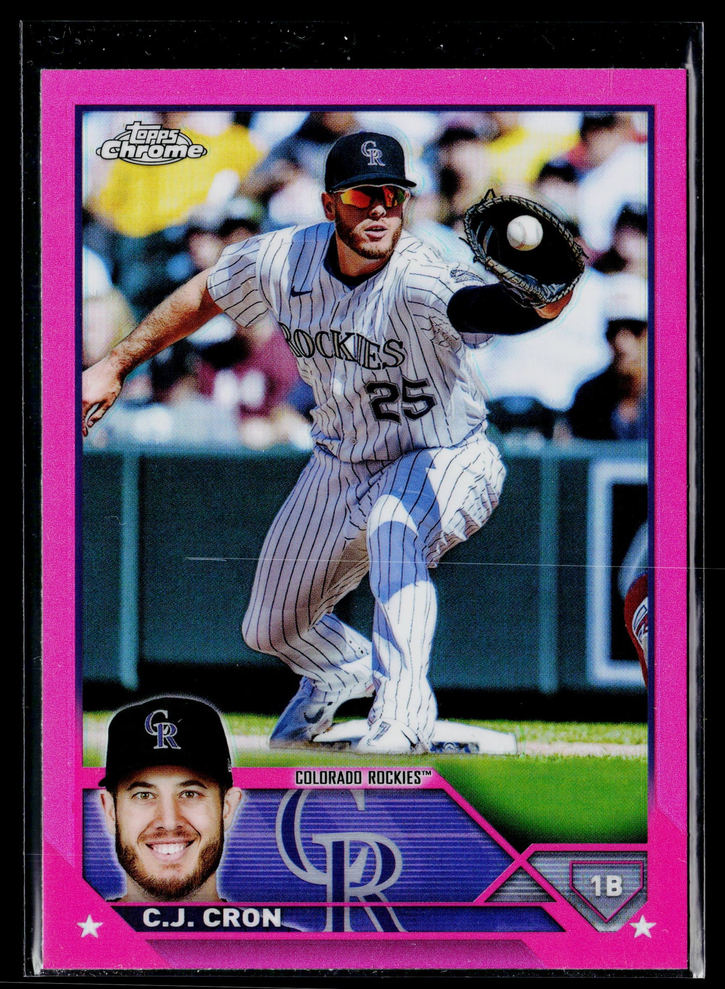 2023 Topps Chrome C.J. Cron Pink #160