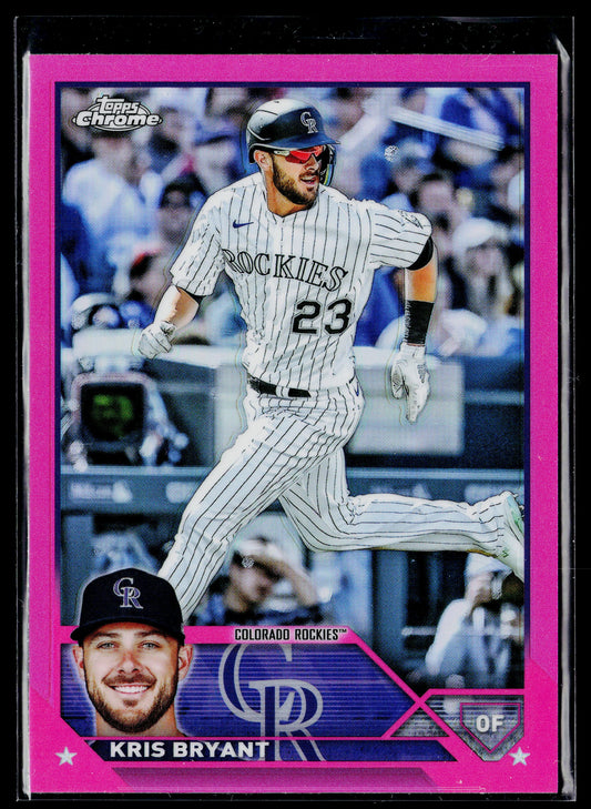 2023 Topps Chrome Kris Bryant Pink #80
