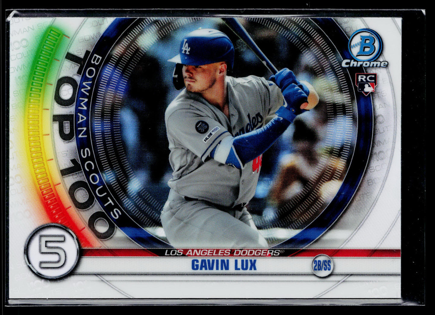 2020 Bowman Gavin Lux Chrome Bowman Scouts Top 100 #BTP-5