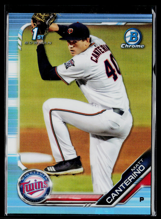 2019 Bowman Draft Matt Canterino Chrome Sky Blue #BDC-149