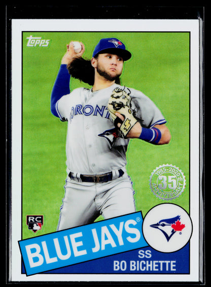 2020 Topps Chrome Bo Bichette 1985 Topps Baseball #85TC-2