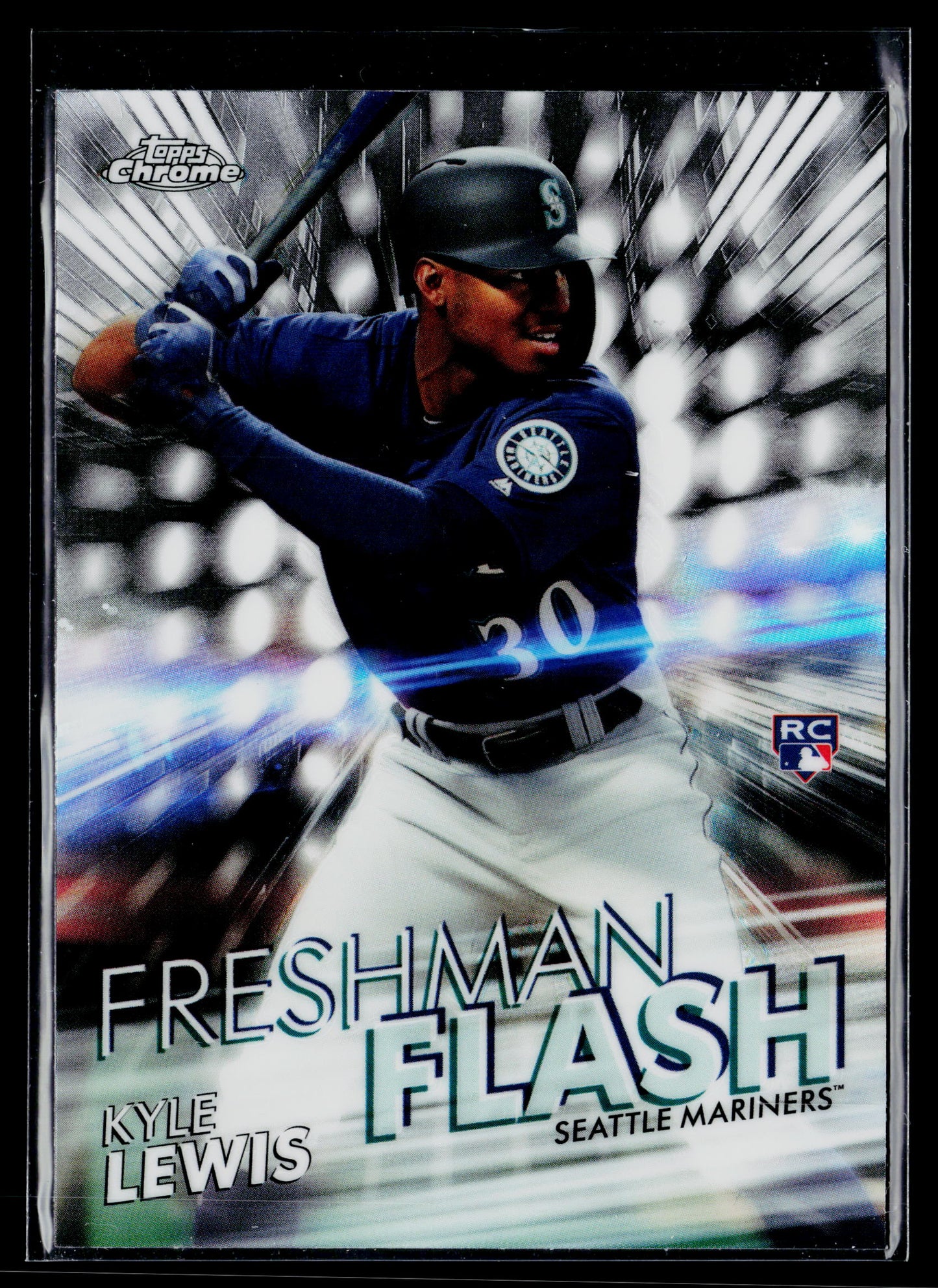 2020 Topps Chrome Kyle Lewis Freshman Flash #FF-13