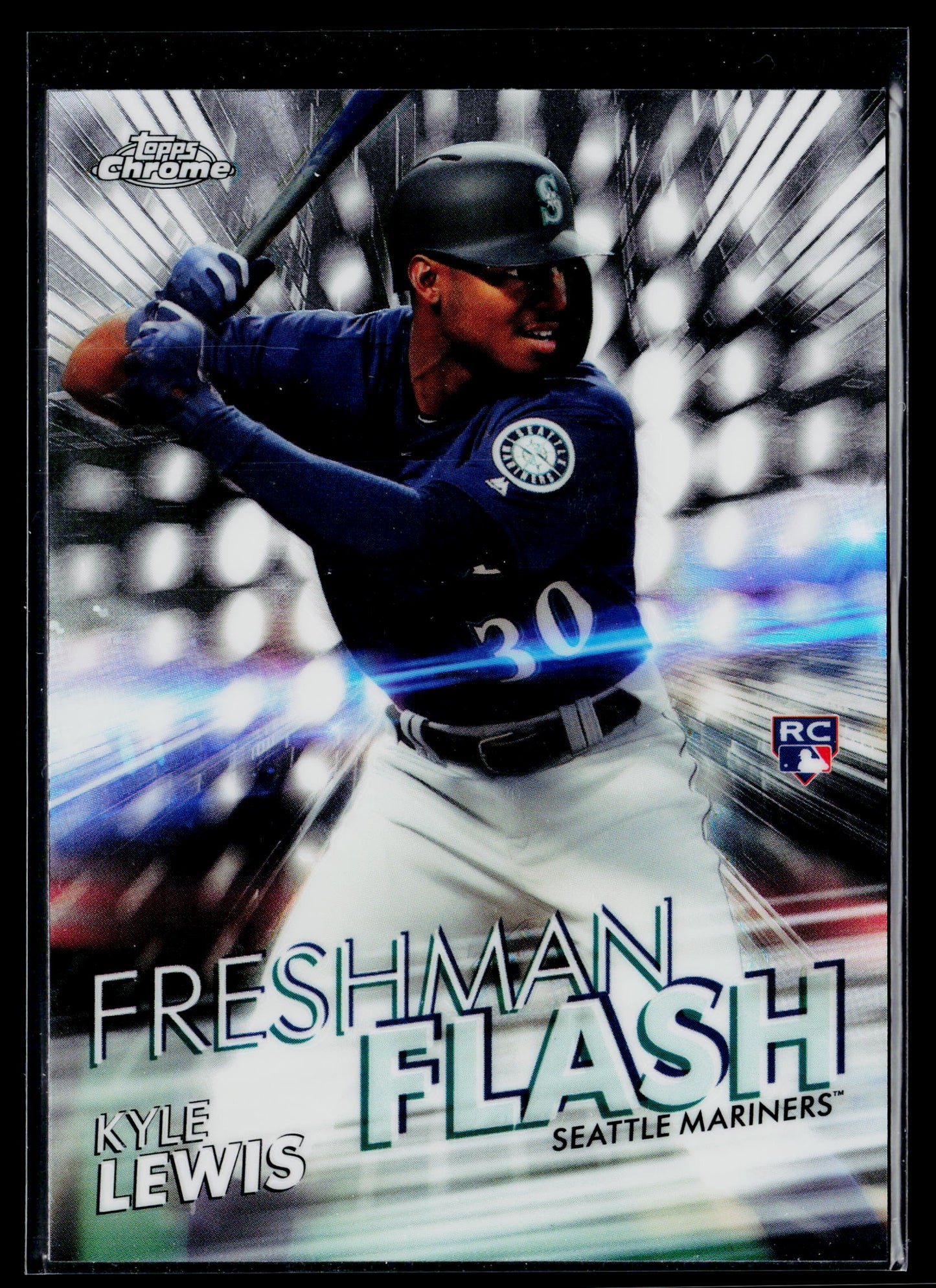 2020 Topps Chrome Kyle Lewis Freshman Flash #FF-13