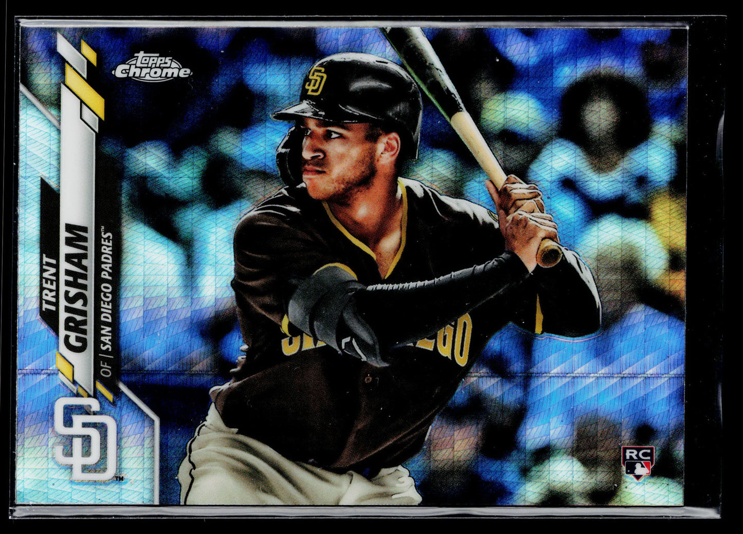 2020 Topps Chrome Trent Grisham Rookie Prism Refractor #101