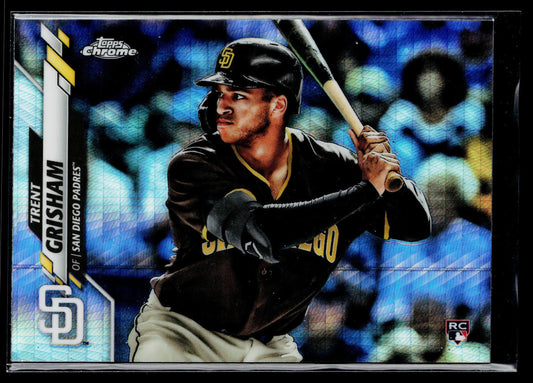 2020 Topps Chrome Trent Grisham Rookie Prism Refractor #101