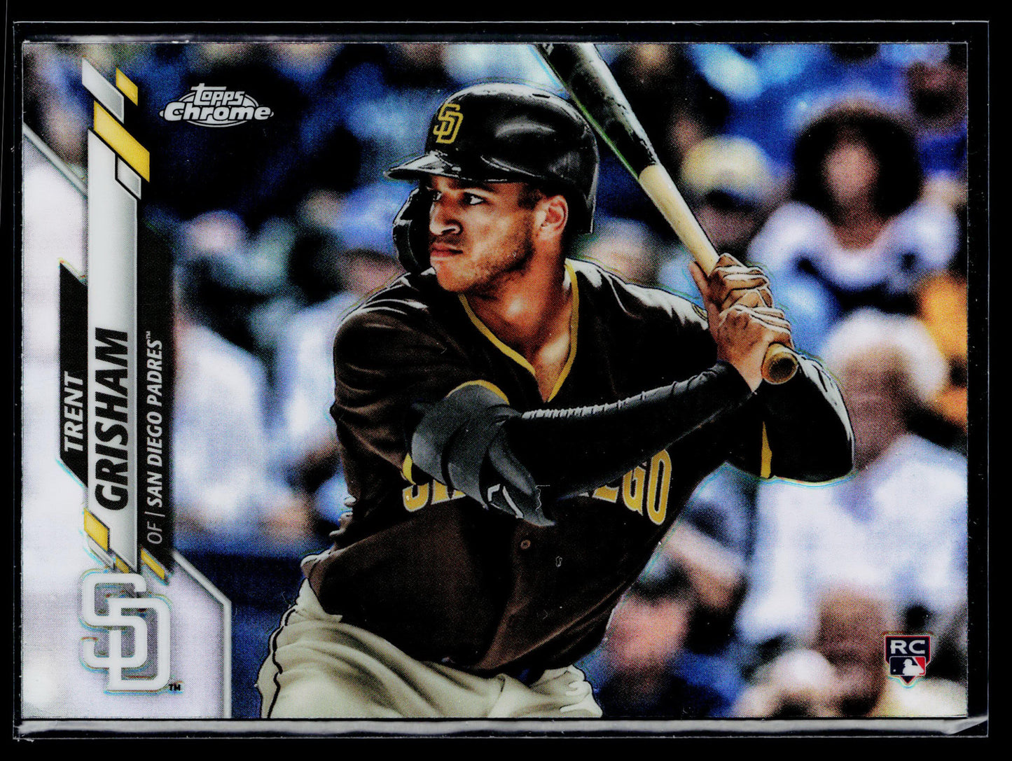 2020 Topps Chrome Trent Grisham Rookie Prism Refractor #101