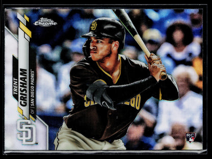 2020 Topps Chrome Trent Grisham Rookie Prism Refractor #101