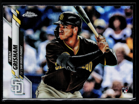 2020 Topps Chrome Trent Grisham Rookie Prism Refractor #101