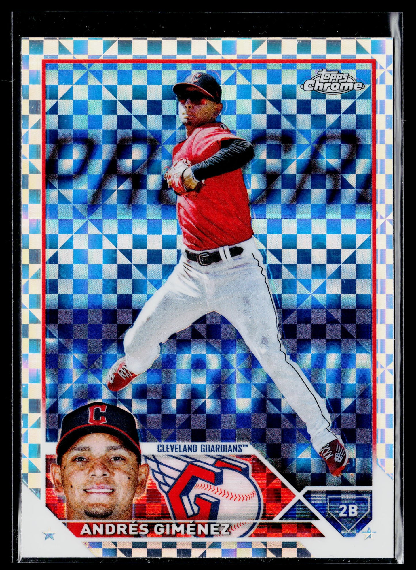 2023 Topps Chrome Andrés Giménez X-Fractors #155