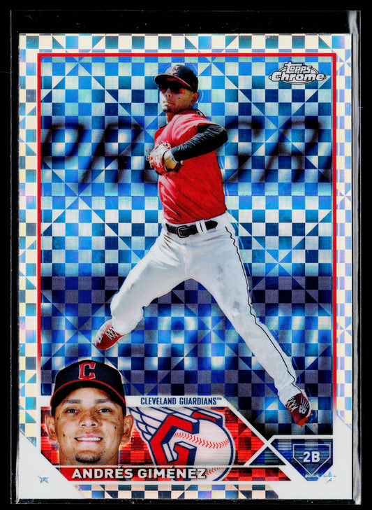 2023 Topps Chrome Andrés Giménez X-Fractors #155