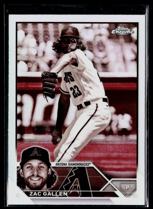 2023 Topps Chrome Zac Gallen Sepia #49