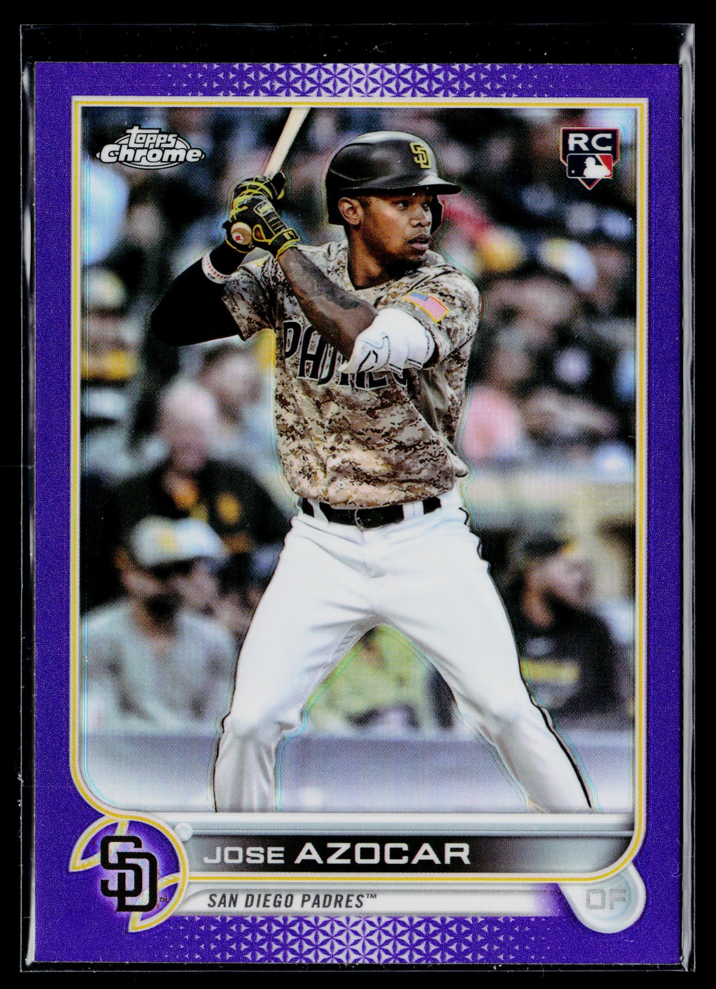 2022 Topps Update Jose Azocar Purple #US280
