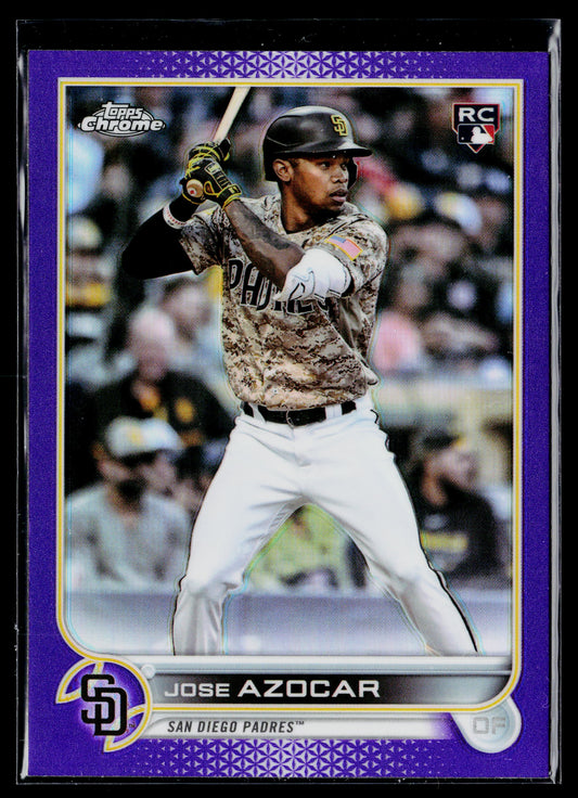 2022 Topps Update Jose Azocar Purple #US280