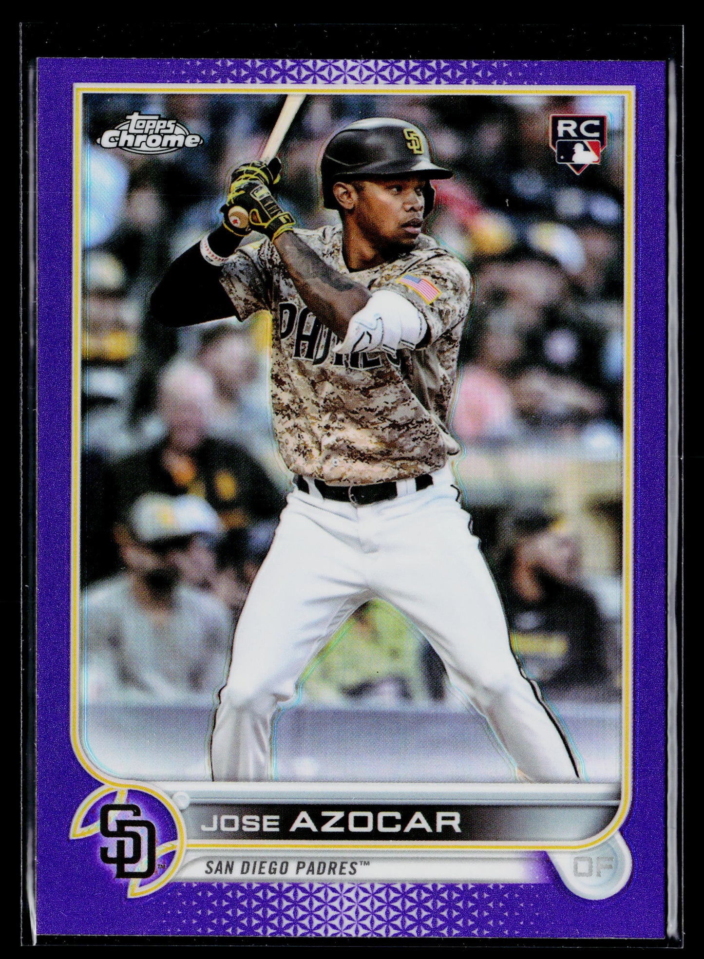 2022 Topps Update Jose Azocar Purple #US280