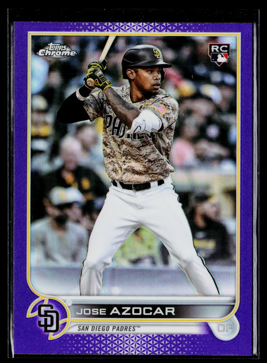 2022 Topps Update Jose Azocar Purple #US280