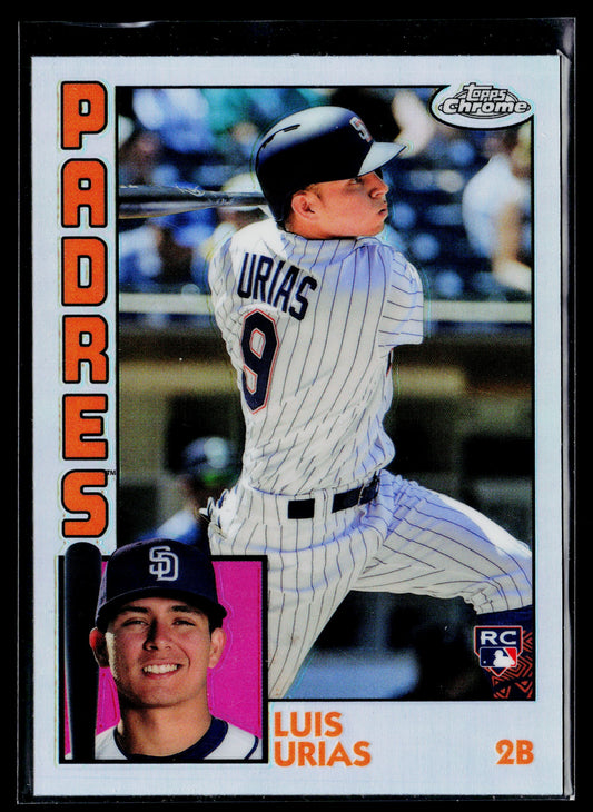 2019 Topps Chrome Luis Urias 1984 Topps Baseball 35th Anniversary #84TC-11