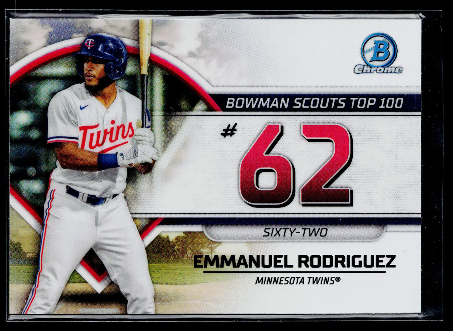 2023 Bowman Emmanuel Rodriguez Bowman Scouts Top 100 #BTP-62