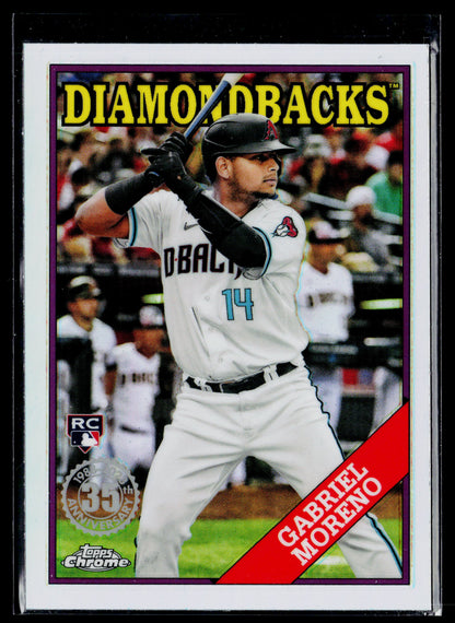 2023 Topps Chrome Gabriel Moreno 1988 Topps Baseball 35th Anniversary #88BC-11