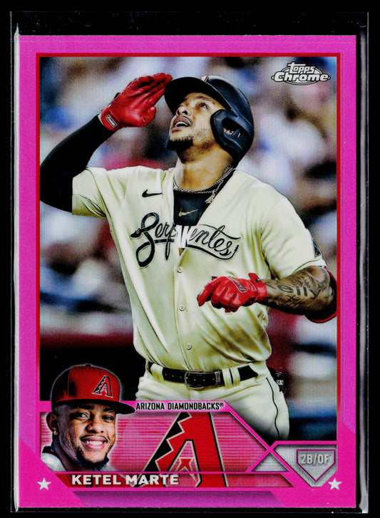 2023 Topps Chrome Ketel Marte Pink #130