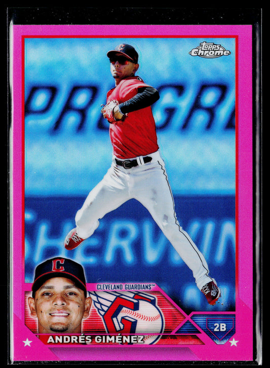 2023 Topps Chrome Andrés Giménez Pink #155