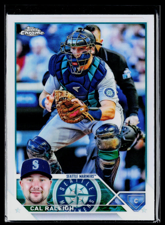 2023 Topps Chrome Cal Raleigh Refractors #141