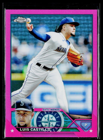 2023 Topps Chrome Luis Castillo Pink #13