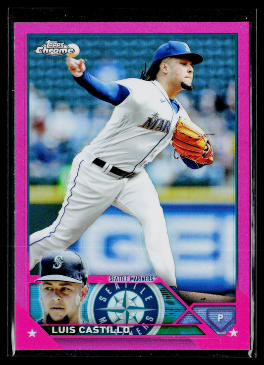 2023 Topps Chrome Luis Castillo Pink #13