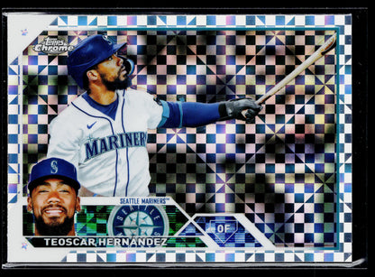 2023 Topps Chrome Teoscar Hernández X-Fractors #63