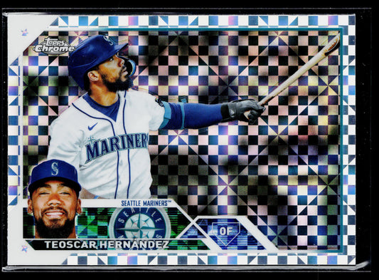 2023 Topps Chrome Teoscar Hernández X-Fractors #63