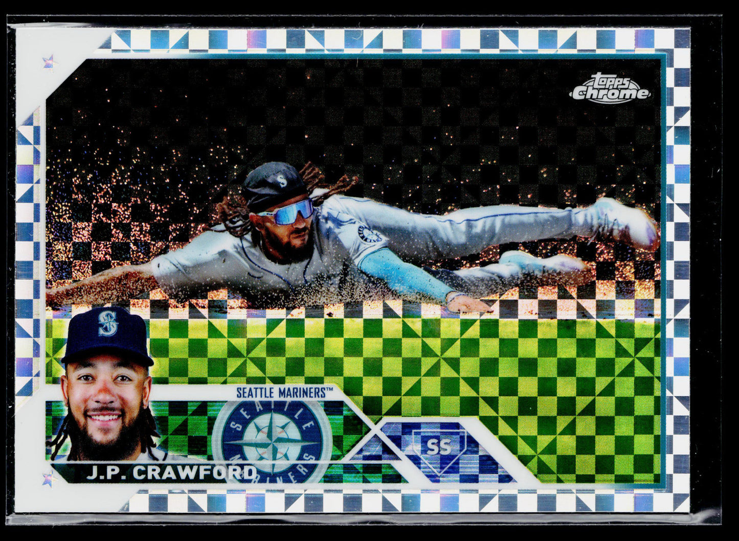 2023 Topps Chrome J.P. Crawford X-Fractors #156