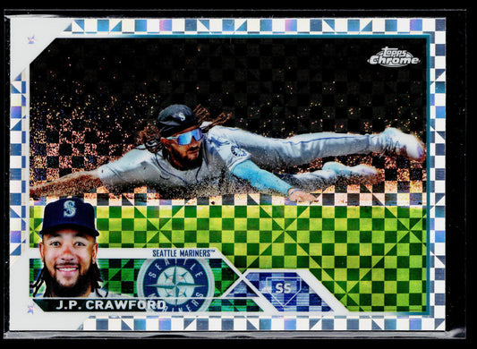2023 Topps Chrome J.P. Crawford X-Fractors #156