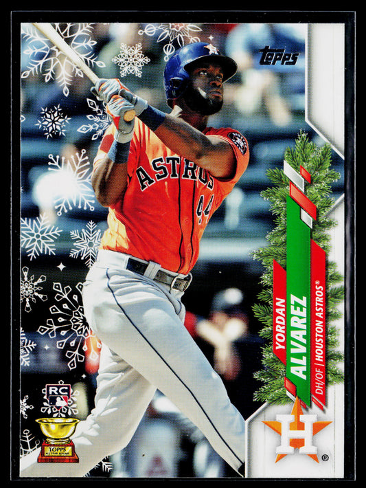 2020 Topps Holiday Yordan Alvarez Rookie : Santa Belt #HW105a