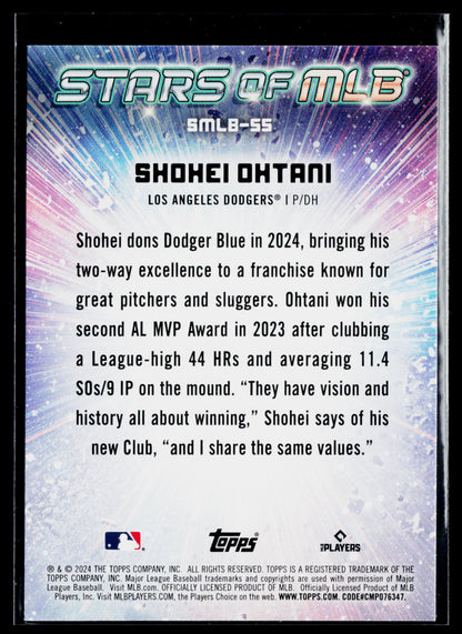 2024 Topps Shohei Ohtani Stars of MLB #SMLB-55