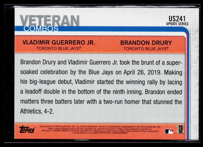 2019 Topps Update Soaring in the Six Brandon Drury / Vlad Guerrero Jr. #US241