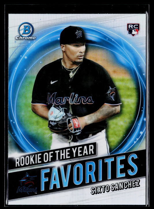 2021 Bowman Sixto Sanchez Chrome Rookie of the Year Favorites #RRY-SS