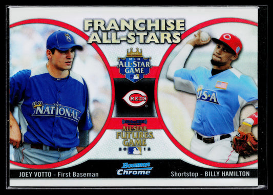 2012 Bowman Chrome Billy Hamilton / Joey Votto Franchise All-Stars #FAS-VH