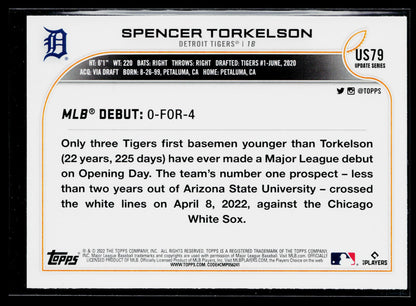 2022 Topps Update Spencer Torkelson #US79