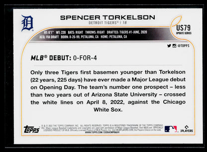 2022 Topps Update Spencer Torkelson #US79