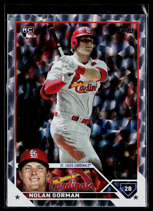 2023 Topps Nolan Gorman Silver Pattern Foilboard #16