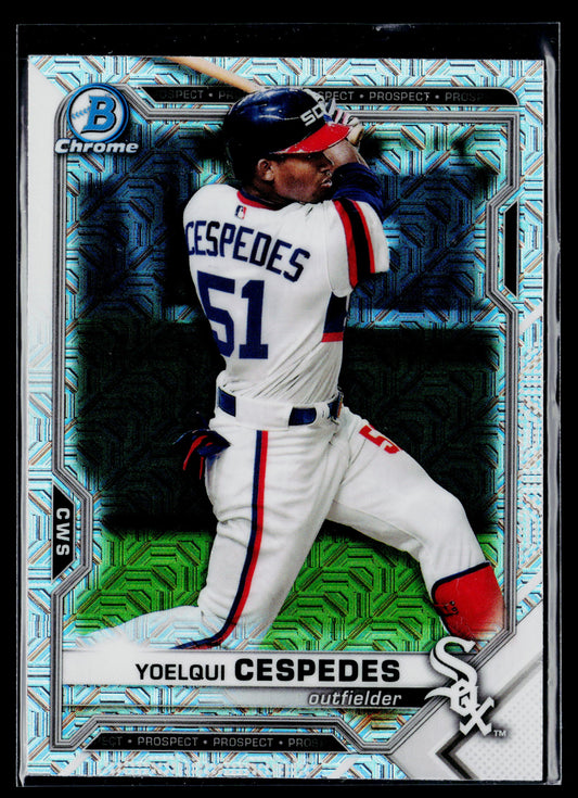 2021 Bowman Chrome Yoelqui Cespedes Prospects Mojo Refractor #BCP-176