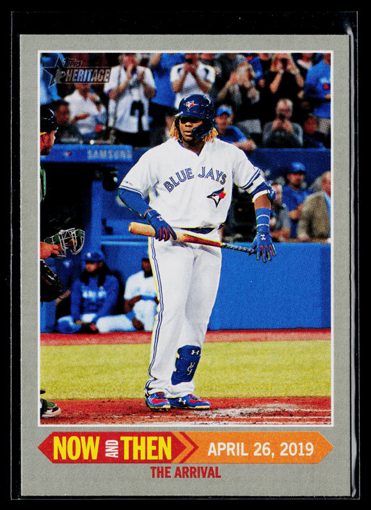 2019 Topps Heritage Vladimir Guerrero Jr. Now and Then #NT-12