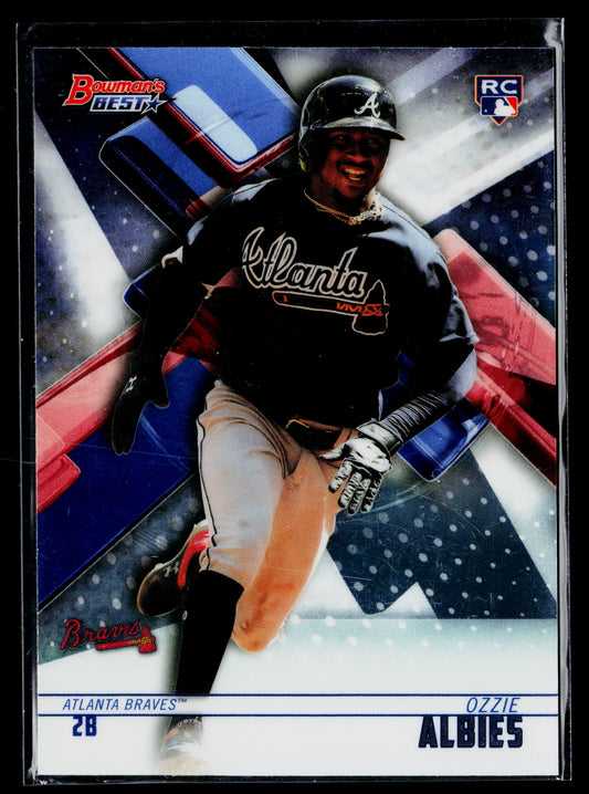 2018 Bowman's Best Ozzie Albies Rookie #54