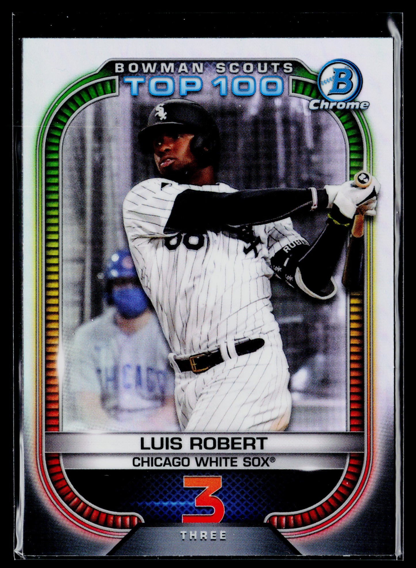 2021 Bowman Luis Robert Chrome Bowman Scouts Top 100 #BTP-3